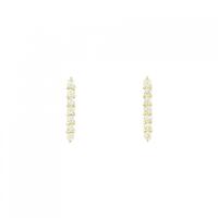 K18YG ダイヤモンド ピアス 0.14CT
