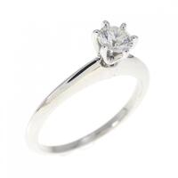 ティファニー クラシックソリティア リング 0.23CT I VVS1 3EXT