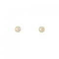 K18PG ダイヤモンド ピアス 0.16CT