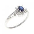 PT サファイヤ リング 0.30CT