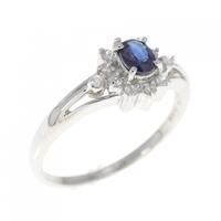 PT サファイヤ リング 0.30CT