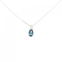 PT ブルートパーズ ネックレス