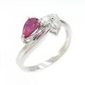PT ルビー リング 0.41CT