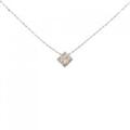 K18WG ソリティア ダイヤモンド ネックレス 0.30CT