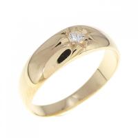 K18YG ダイヤモンド リング 0.07CT