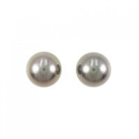 PT 黒蝶パール ピアス 10mm