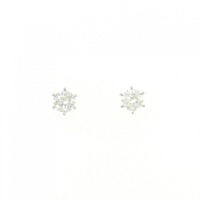 【新品】PT ソリティア ダイヤモンド ピアス 0.343CT 0.338CT G SI2 GOOD