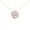 K18PG アメジスト ネックレス 2.40CT