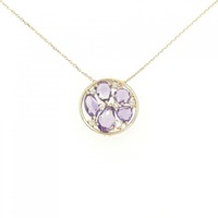 K18PG アメジスト ネックレス 2.40CT