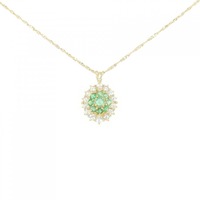 K18YG エメラルド ネックレス