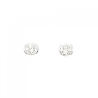 PT ソリティア ダイヤモンド ピアス 1.06CT