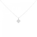 K18WG ダイヤモンド ネックレス 0.15CT