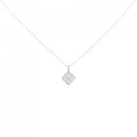 K18WG ダイヤモンド ネックレス 0.15CT