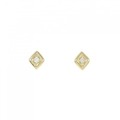 K18YG ダイヤモンド ピアス 0.04CT