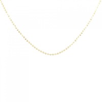 K18YG ボール チェーン ネックレス