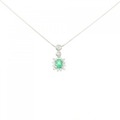 PT エメラルド ネックレス 0.32CT