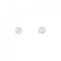 プラチナダイヤモンド ピアス 0.334CT 0.303CT E SI1-SI2 Good