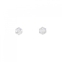 プラチナダイヤモンド ピアス 0.334CT 0.303CT E SI1-SI2 Good