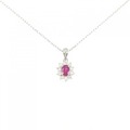 PT ルビー ネックレス 0.54CT