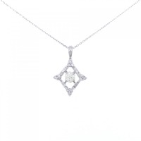 K18WG ダイヤモンド ネックレス 0.505CT
