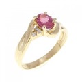 K18YG ルビー リング