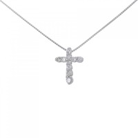 PT クロス ダイヤモンド ネックレス 0.20CT