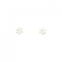 PT ソリティア ダイヤモンド ピアス 0.50CT
