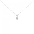 PT フラワー ダイヤモンド ネックレス 0.30CT