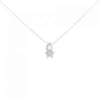 PT フラワー ダイヤモンド ネックレス 0.30CT