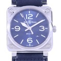 【新品】ベル&ロス BR03-92ブルースティール BR0392-BLU-ST/SCA SS 自動巻