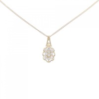 K18YG ダイヤモンド ネックレス 0.25CT