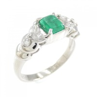 PT エメラルド リング 0.58CT