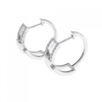 K18WG ダイヤモンド ピアス 0.38CT
