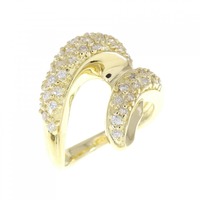 K18YG ダイヤモンド リング 0.50CT