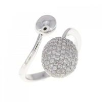 750WG ダイヤモンド リング 0.34CT