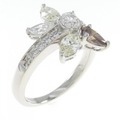 PT フラワー ダイヤモンド リング 1.34CT