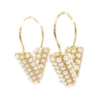 ルイヴィトン ブックルドレイユ フープ エセンシャルV ペルル M68362 ピアス