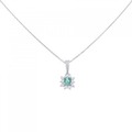 PT エメラルド ネックレス 0.18CT