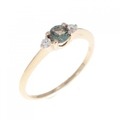 K18PG アレキサンドライト リング 0.20CT