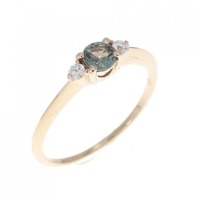 K18PG アレキサンドライト リング 0.20CT
