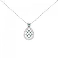 PT エメラルド ネックレス 0.30CT