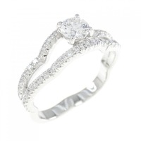 シャネル カメリア リング 0.31CT F VVS1 EXT