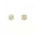 K18YG ソリティア ダイヤモンド ピアス 2.25CT