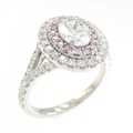 カシケイ ダイヤモンド リング 1.013CT D SI1 オーバルカット