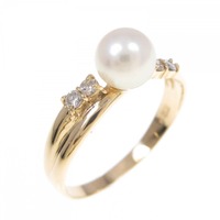 K18YG アコヤパール リング 5.7mm