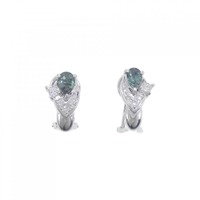 PT/K14WG アレキサンドライト ピアス 0.65CT