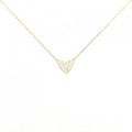 アーカー ハートパヴェ ネックレス 0.05CT