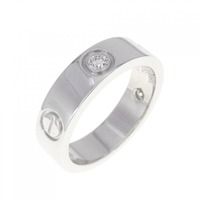 カルティエ ラブ ハーフダイヤ リング