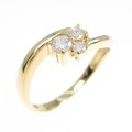 K18YG ダイヤモンド リング 0.21CT
