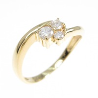 K18YG ダイヤモンド リング 0.21CT